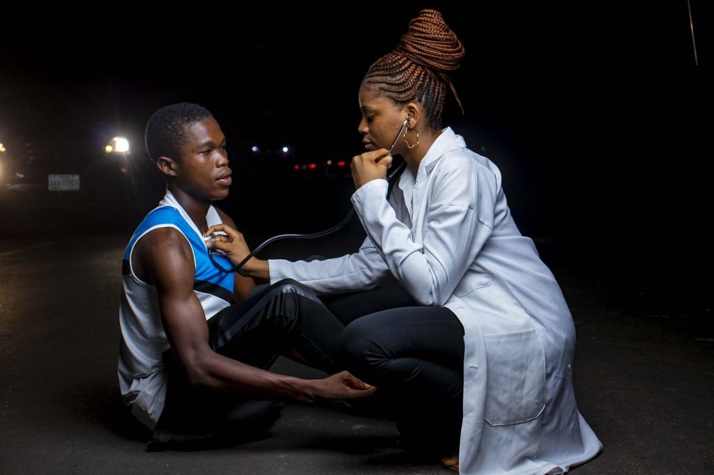 Doctor discussing heart health with patient